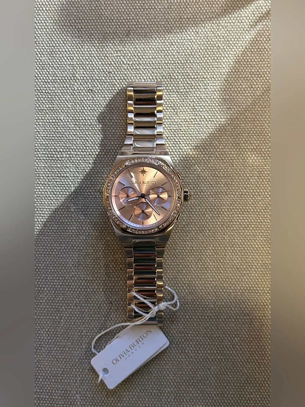 Olivia Burton MultiFunction RoseGold Watch With 38mm Chronograph Face